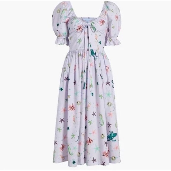 Hill House Lilac Puff Sleeve Dress - Picture 3 of 11